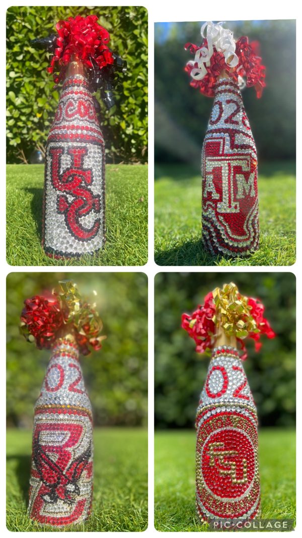 Custom ANY College Bottle with up to 3 designs